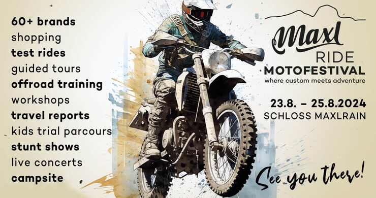 RIDE ONline Eventtipp: MaxlRIDE Moto Festival von 23. bis 25.08.2024